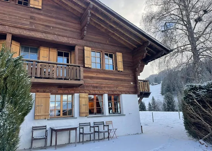 Hivernants Le Rez By Interhome Apartamento Schönried